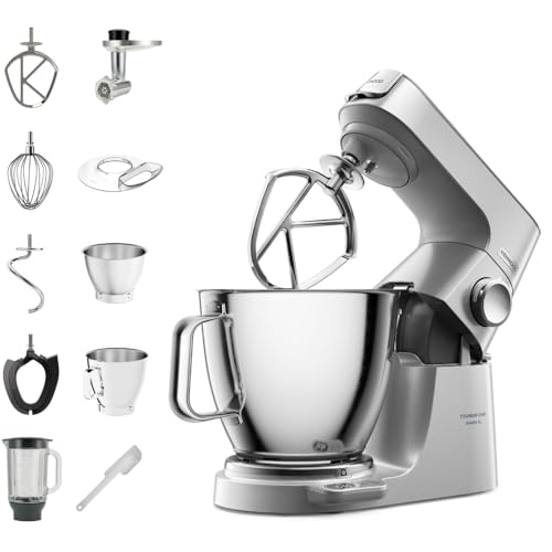 Kenwood Titanium Chef Baker XL KVL85.224SI, 7 L, con bilancia