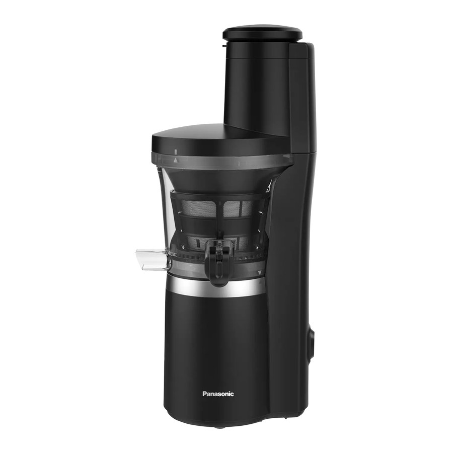 Panasonic MJ-L700KXE Slow Juicer Estrattore di succo 0,8 L, nero opaco