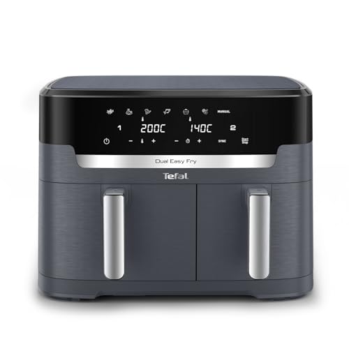 Tefal Easy Fry Dual EY942BE0 Friggitrice ad aria 11 L, 2 vani